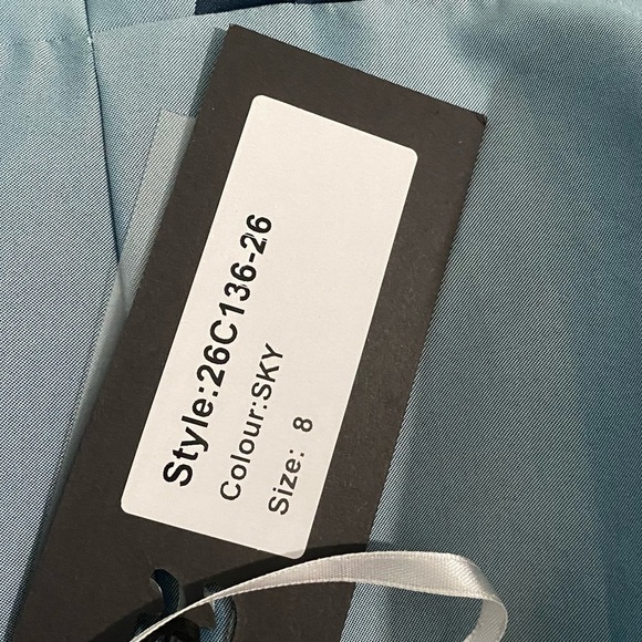 BHLDN Anthropologie New 50s 60s Retro Polka Dot Swing Dress Satin Taffeta Party - Picture 16 of 16